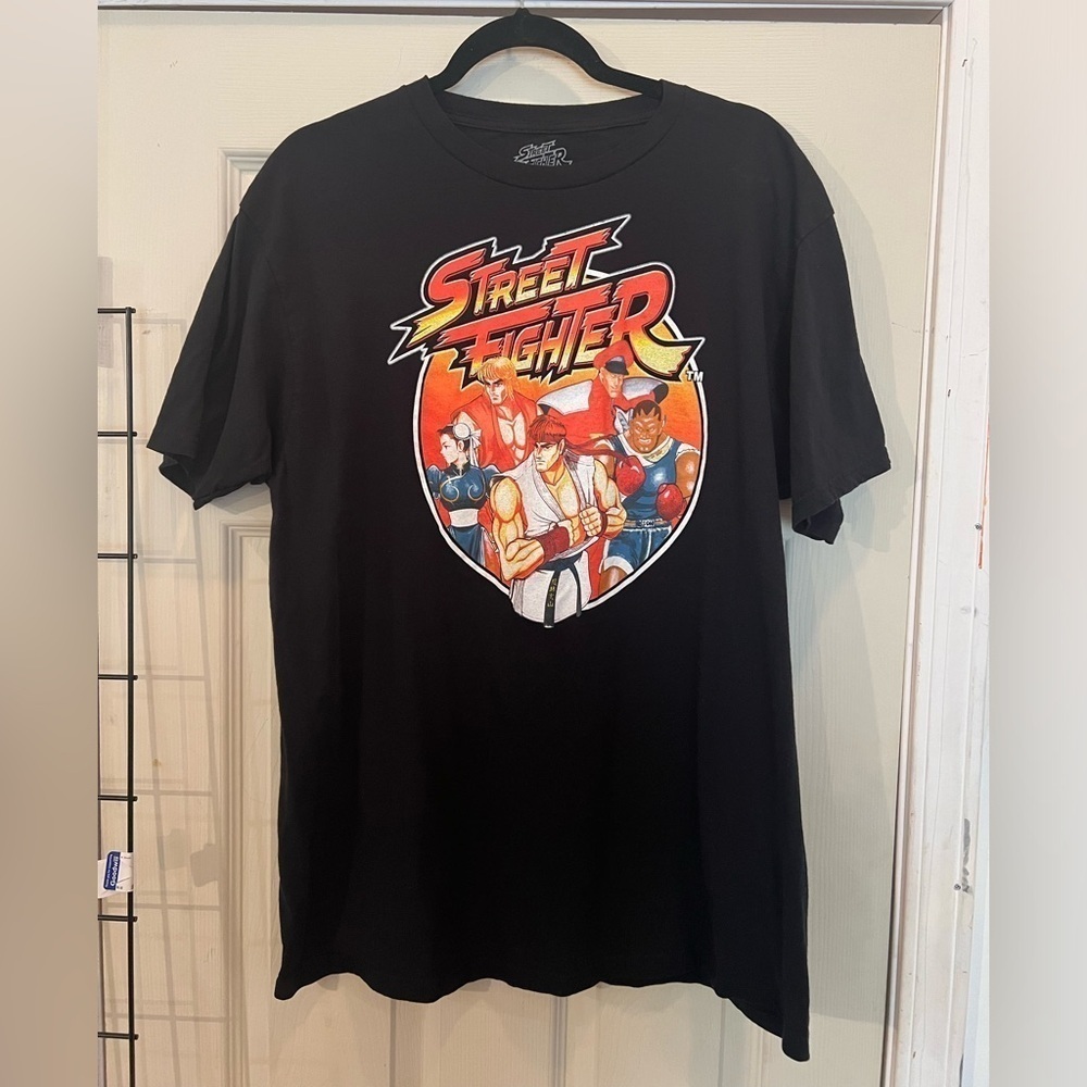 Street Fighter Game Graphic T-Shirt - Retro